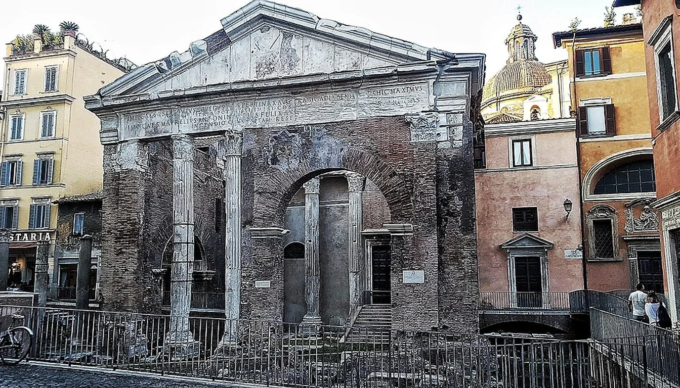 Portico d'Ottavia in Rome's Jewish Ghetto