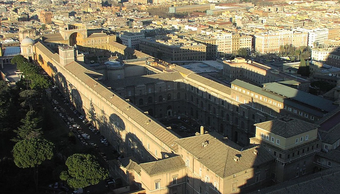 Elevated view of buildings in the Prati district of Rome